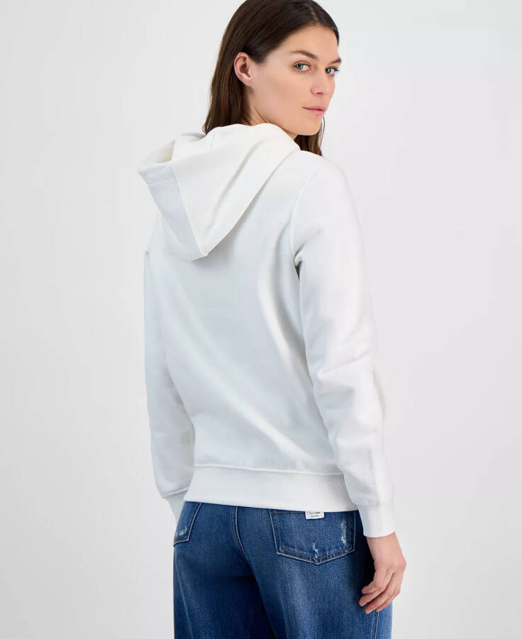 Women's Logo Pullover Hoodie Ecru - 4