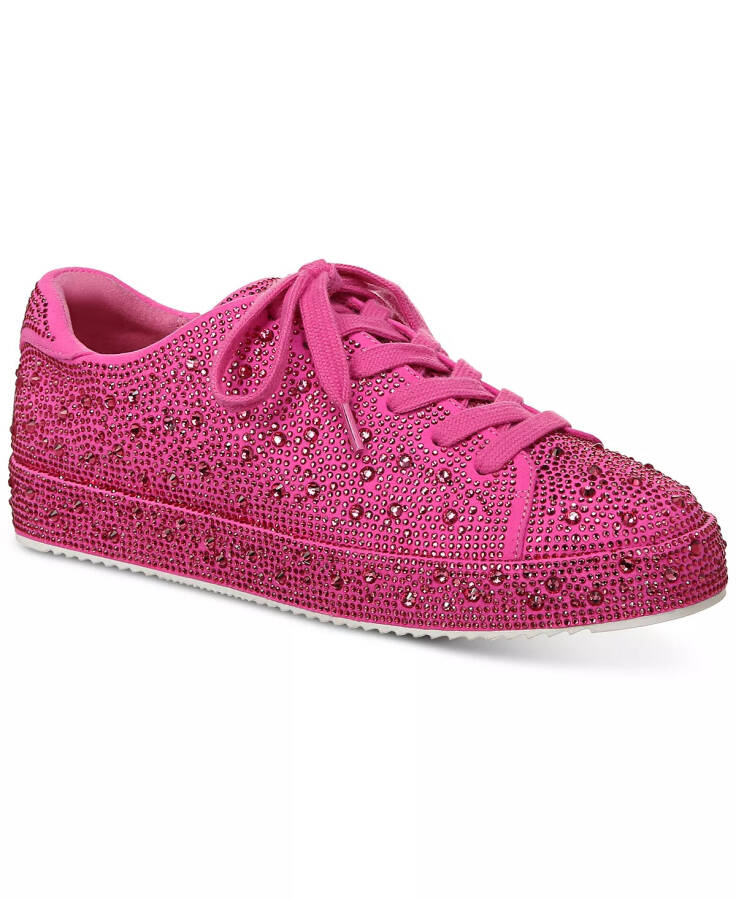 Women's Lola Sneakers, Created for Modazone Fuchsia Bling - 1