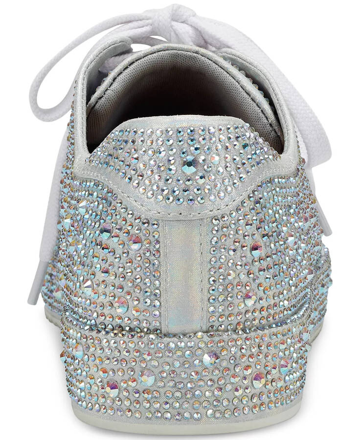 Women's Lola Sneakers, Created for Modazone Silver Bling - 3