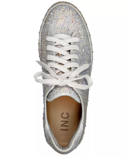 Women's Lola Sneakers, Created for Modazone Silver Bling - 4