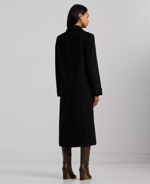 Women's Long Notched-Collar Coat Black - 2