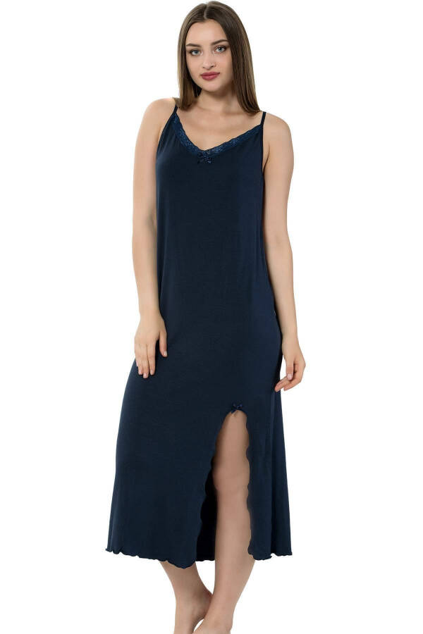 Women's Long Satin Slip Dress 911 - 1