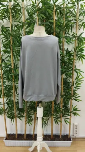 Women's Long Sleeve Bicycle Collar Patterned Viscose Two Thread Blouse - 4