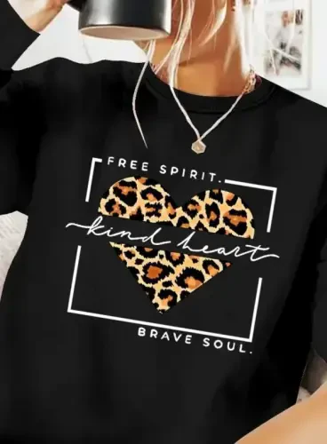 Women's Long Sleeve Bicycle Collar Patterned Viscose Two Thread Blouse - BÜYÜKBEDENIZ (1)