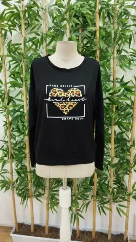 Women's Long Sleeve Bicycle Collar Patterned Viscose Two Thread Blouse - 4