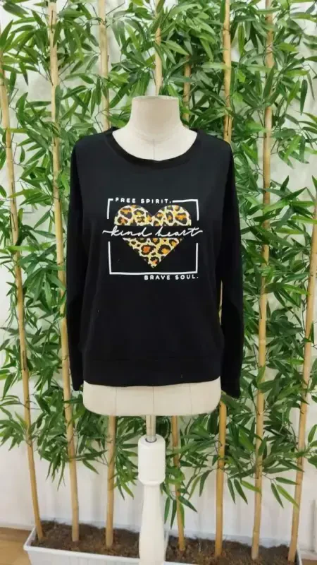 Women's Long Sleeve Bicycle Collar Patterned Viscose Two Thread Blouse - 4