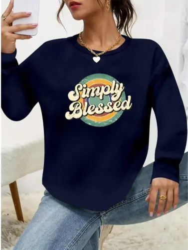 Women's Long Sleeve Bicycle Collar Viscose Two Thread Blouse - 3