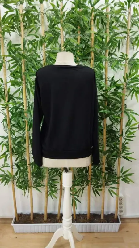 Women's Long Sleeve Bicycle Collar Viscose Two Thread Blouse - 5