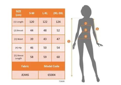 Women's Long Sleeve Collar Button-Down Midi Denim Dress - 4