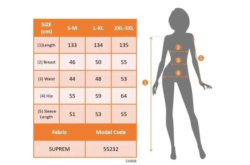 Women's Long Sleeve Collar Front Buttoned Long Supima Dress - 5