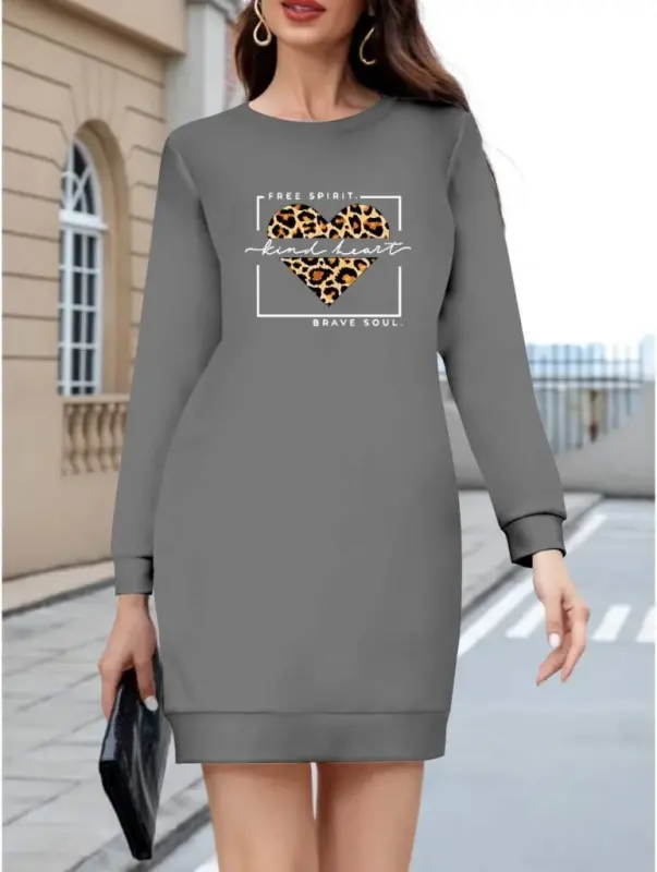 Women's Long Sleeve Crew Neck Patterned Viscose Two Thread Blouse - 2