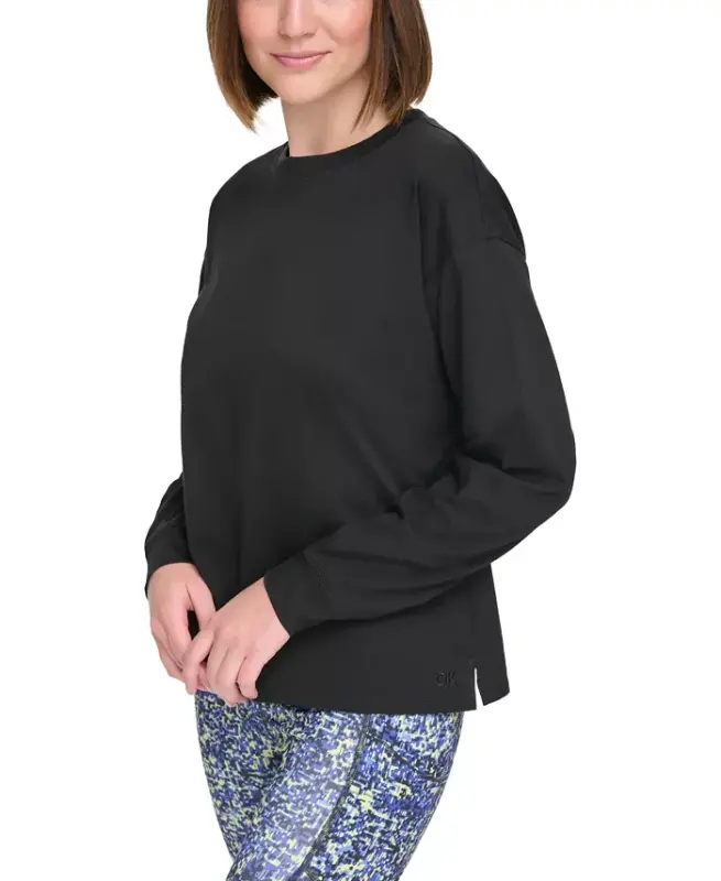 Women's Long-Sleeve Crewneck T-Shirt - 7