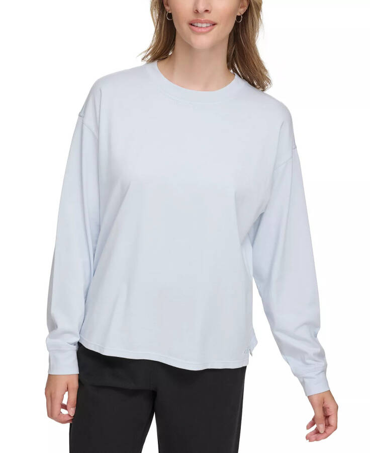 Women's Long-Sleeve Crewneck T-Shirt Spray - 1