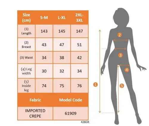 Women's Long Sleeve Crossover Collar Lace-up Front Buckle Detail Long Imported Crepe Jumpsuit - 6