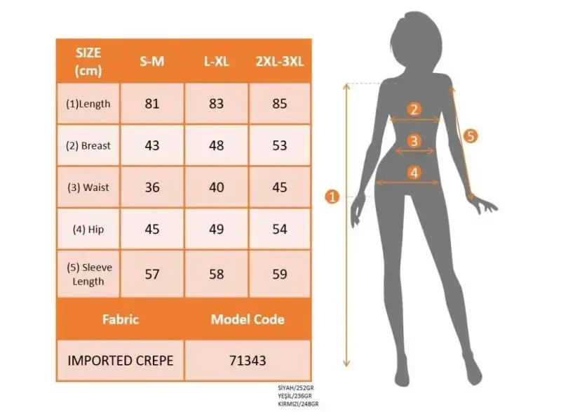 Women's Long Sleeve Crossover Neck Mini Imported Crepe Dress - 4