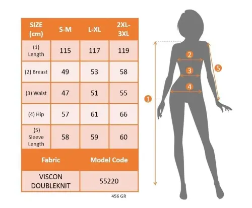 Women's Long Sleeve Front Zippered Maxi Viscose Two Thread Dress - 4