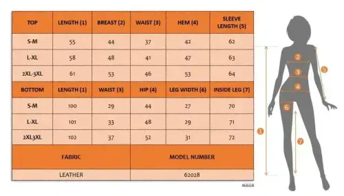 Women's Long Sleeve Front Zippered Short Leather Jacket And Pants Two Piece Set - 4