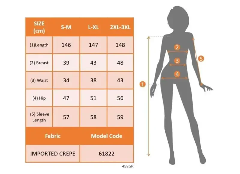 Women's Long Sleeve Madonna Collar Slit Detailed Long Imported Crepe Dress - 5