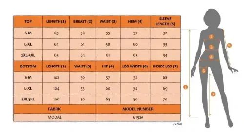 Women's Long Sleeve One Shoulder Cut Out Modal Blouse And Pants Set - 7