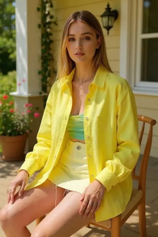 Women's Long Sleeve Oversize Shirt - BÜYÜKBEDENIZ