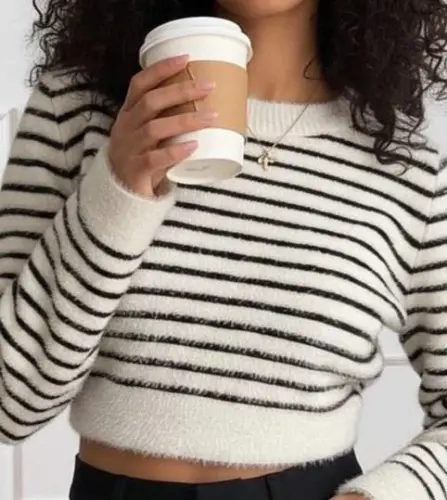 Women's Long Sleeve Turtleneck Crop Knit Blouse - BÜYÜKBEDENIZ (1)