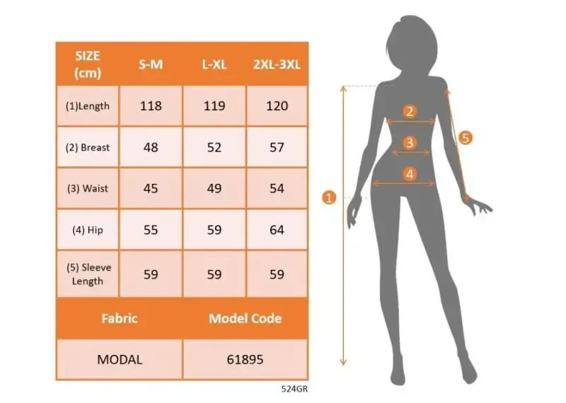 Women's Long Sleeve Turtleneck Midi Modal Dress - 5