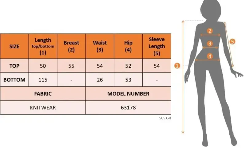 Women's Long Sleeve Turtleneck Short Knit Blouse And Pants Set - 4