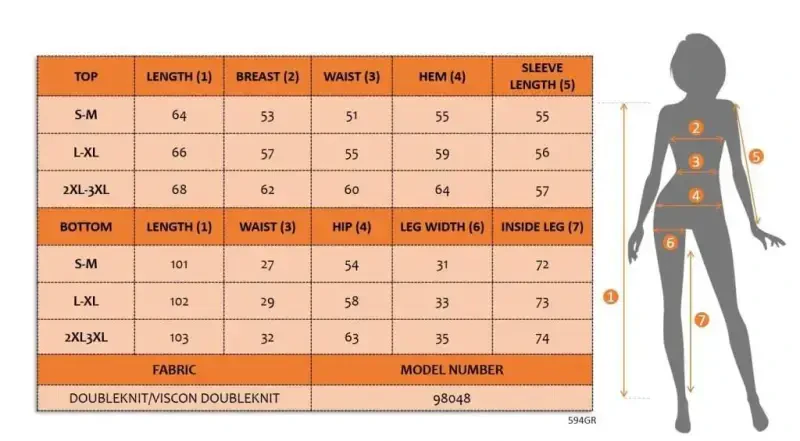 Women's Long Sleeve Turtleneck Striped Pattern Two Thread Blouse And Pants Set - 5