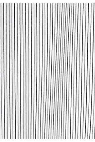 Women's long sleeve, white, striped, regular fit shirt - 6