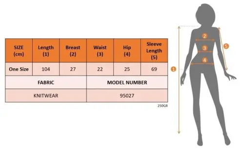 Women's Long Sleeve Wide Collar Slit Detail Mini Size Knitted Dress - 1