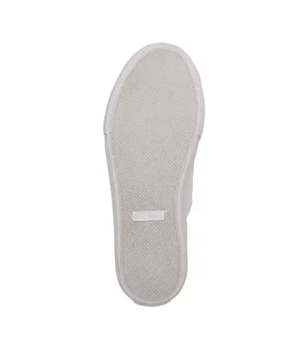 Women's Loven Lace-Up Sneakers-White Quilted - 4