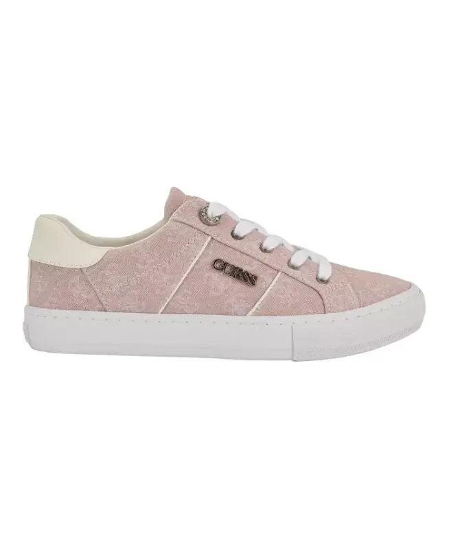 Women's Loven Low Profile Lace-Up Sneakers - Light Pink Logo - 2