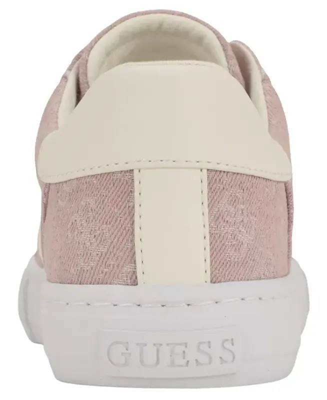 Women's Loven Low Profile Lace-Up Sneakers - Light Pink Logo - 3