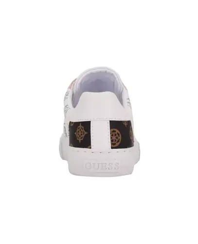 Women's Loven Low Profile Lace-Up Sneakers - Light Pink/Dark Brown Logo - 3