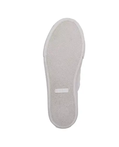 Women's Loven Low Profile Lace-Up Sneakers - White Quilted - 5