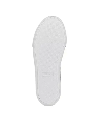 Women's Loven Low Profile Lace-Up Sneakers - White/Denim Multi - 5