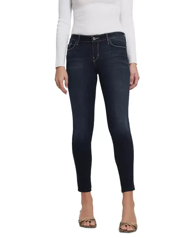Women's Low-Rise Power Skinny Jeans-Kent Wash - GUESS