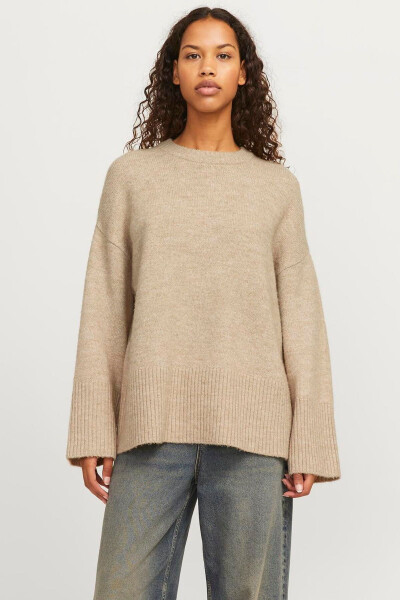 Women's Low Shoulder Knit Sweater - Ollie - 6