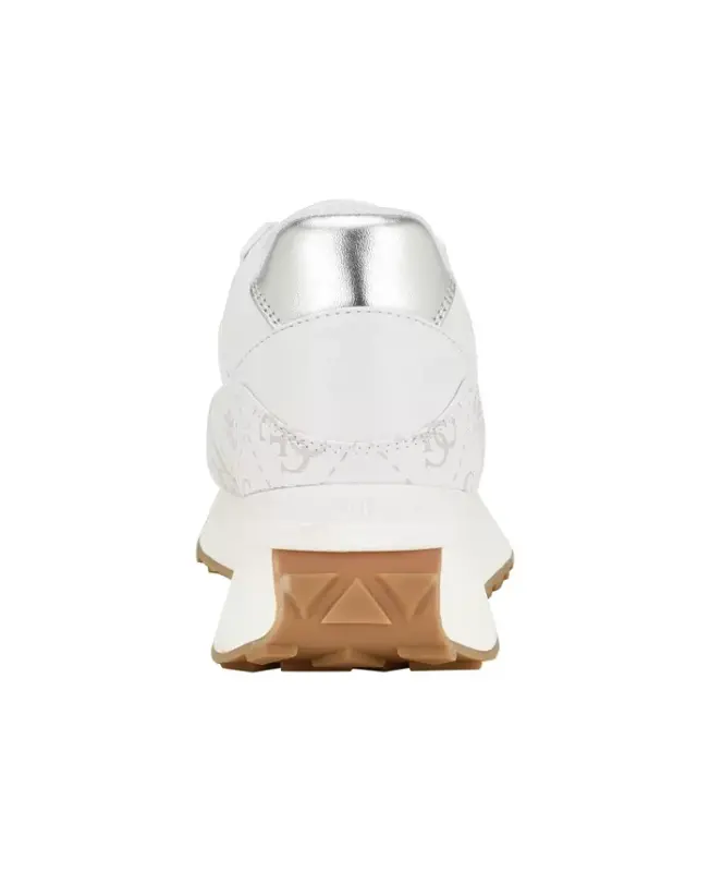 Women's Luchia Fashion Forward Chunky Bottom Sneakers-White Multi - Manmade - 3