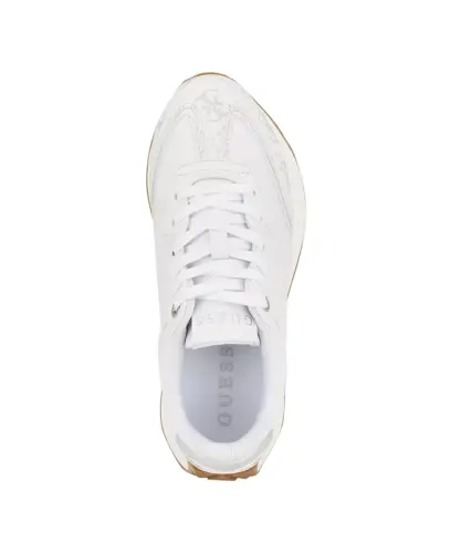 Women's Luchia Fashion Forward Chunky Bottom Sneakers-White Multi - Manmade - 4