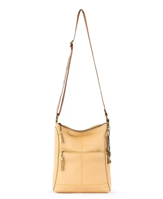 Women's Lucia Leather Crossbody Bag - Buttercup - 4