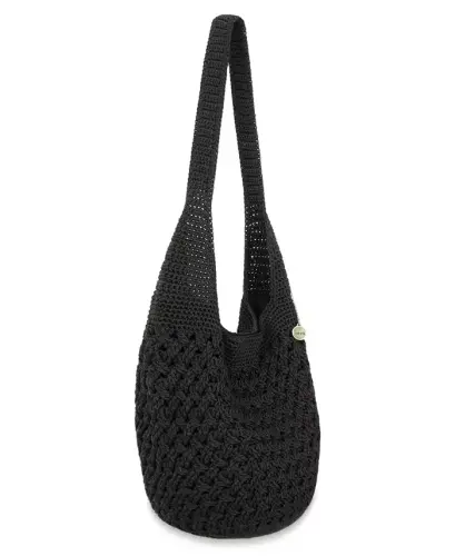 Women's Lucia Leather Crossbody Bag - Jet Black - THE SAK (1)