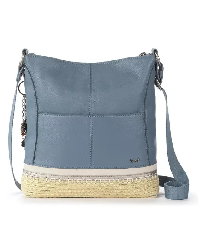 Women's Lucia Leather Crossbody Bag - Maritime Espadrille - THE SAK