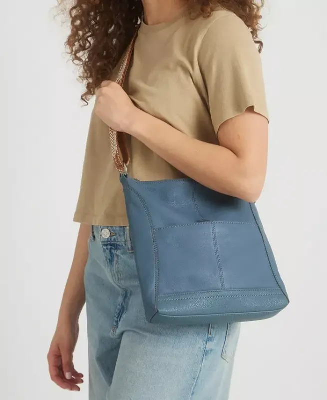 Women's Lucia Leather Crossbody Bag - Maritime - 5