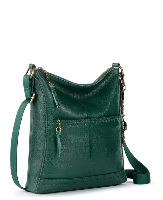 Women's Lucia Leather Crossbody Bag - Pine Stit - 3