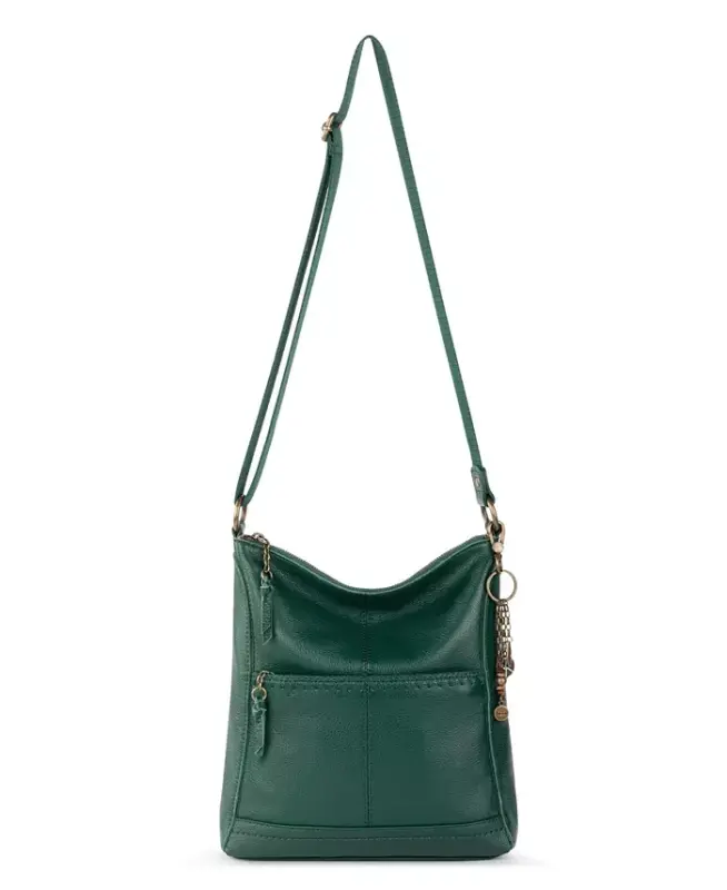 Women's Lucia Leather Crossbody Bag - Pine Stit - 5