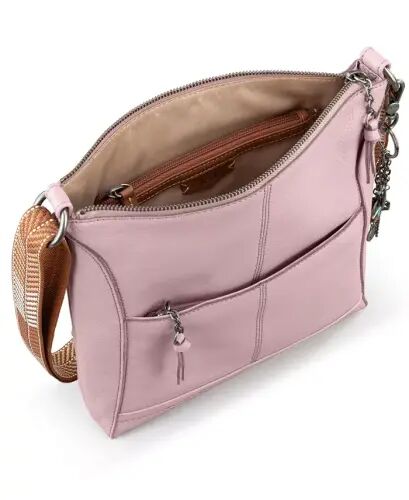 Women's Lucia Leather Crossbody Bag - Rosewood - 4