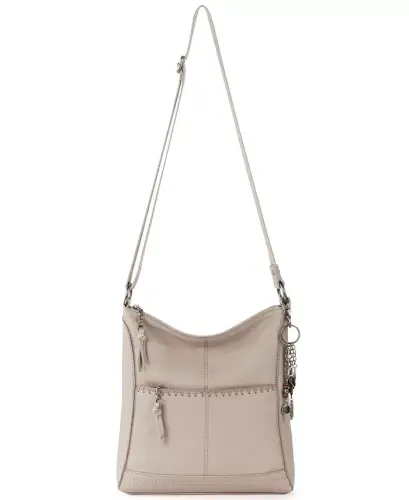 Women's Lucia Leather Crossbody Bag - Sand - 5