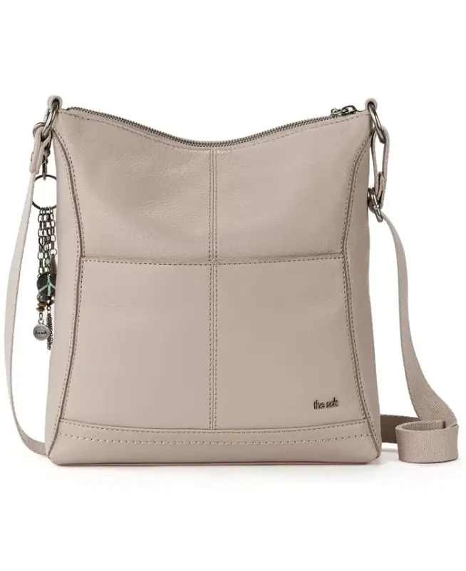 Women's Lucia Leather Crossbody Bag - Sand - 2