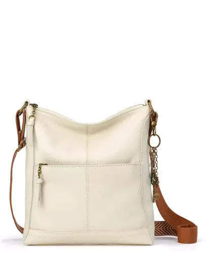 Women's Lucia Leather Crossbody Bag - Stone 